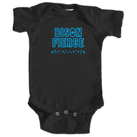 Bison Fierce Blue Stars Infant Bodysuit