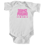 Bison Fierce Hot Pink Stars Infant Bodysuit