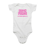 Bison Fierce Hot Pink Stars Organic Cotton Infant Bodysuit