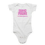 Bison Fierce Hot Pink Stars Organic Cotton Infant Bodysuit